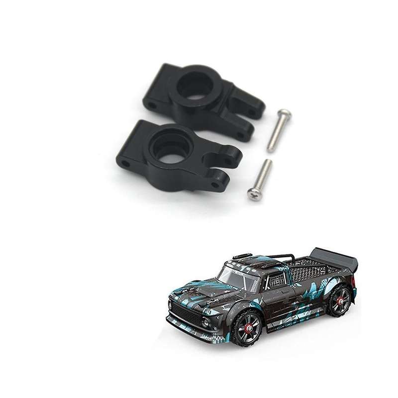 Metal Rear Hub Carrier Rear Wheel for Go 14301 14302 1/14 Rc Car Upgrades Parts Accessories, Black