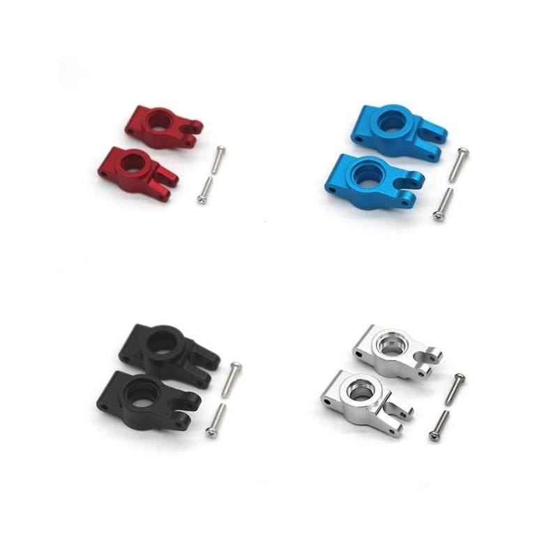 Metal Rear Hub Carrier Rear Wheel for Go 14301 14302 1/14 Rc Car Upgrades Parts Accessories, Black
