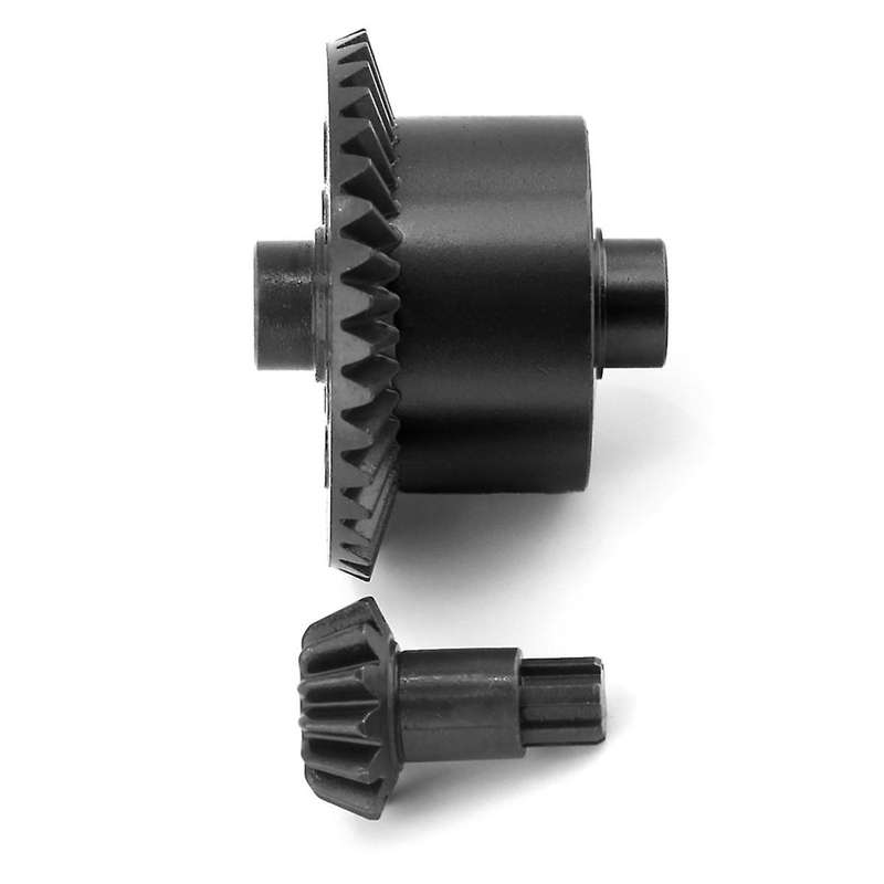 Metal Steel Bevel Gear Differential Case for 1/10 ARRMA SENTON KRATON VORTEKS Outcast Big Rock,Black