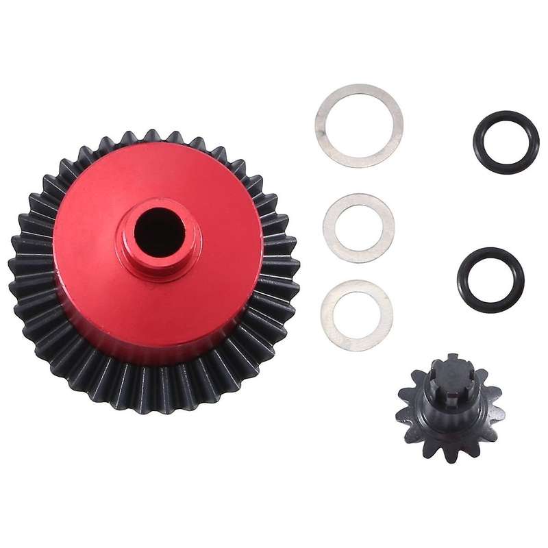 Metal Steel Bevel Gear Differential Case for ARRMA 1/8 INFRACTION 1/10 SENTON KRATON VORTEKS, Red