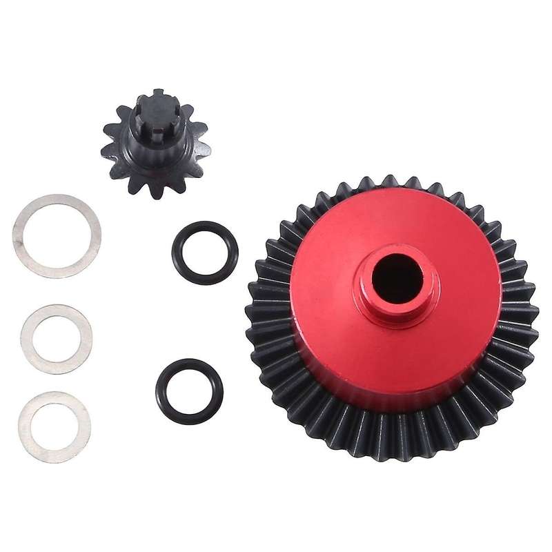 Metal Steel Bevel Gear Differential Case for ARRMA 1/8 INFRACTION 1/10 SENTON KRATON VORTEKS, Red