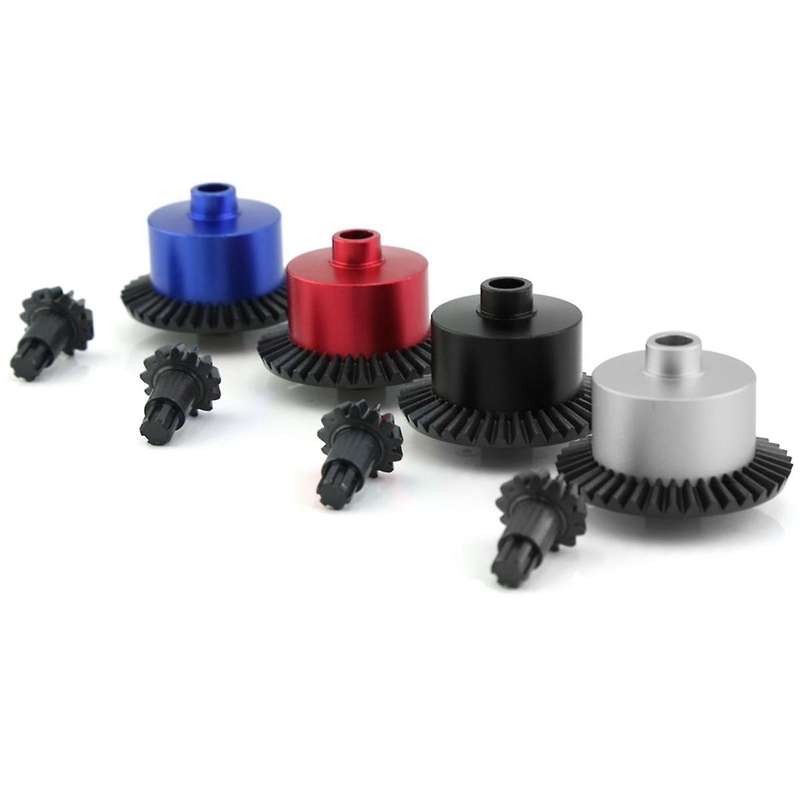 Metal Steel Bevel Gear Differential Case for 1/10 ARRMA SENTON KRATON VORTEKS Outcast Big Rock,Silve