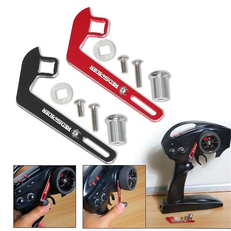 Metal Thumb Lever Transmitter Steering Wheel Trigger One-Handed Control Adapter for TQi Transmitte