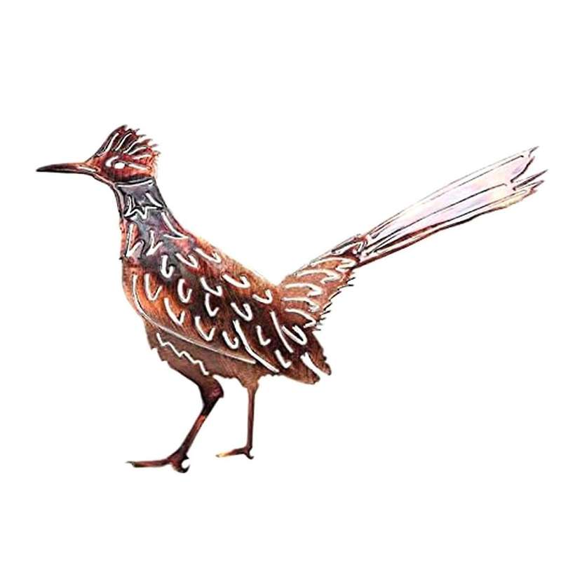 Metal Wall Art Decor, Road Runner Wall Sculptures, Retro Hanging Artwork Signs, for Home Decor Garde