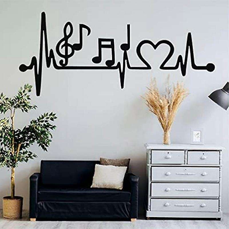 Metal Wall Decor, Ekg Music Wall Art, Music Decor, Living Room Decoration, Wall Hangings, Music Love