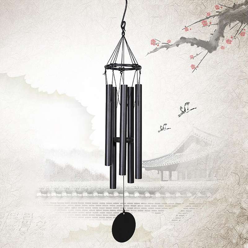 Metal Tubular Aluminum Tube Japanese Style Garden Wind Chimes, Bells, Ornaments, Crafts, Home Decora