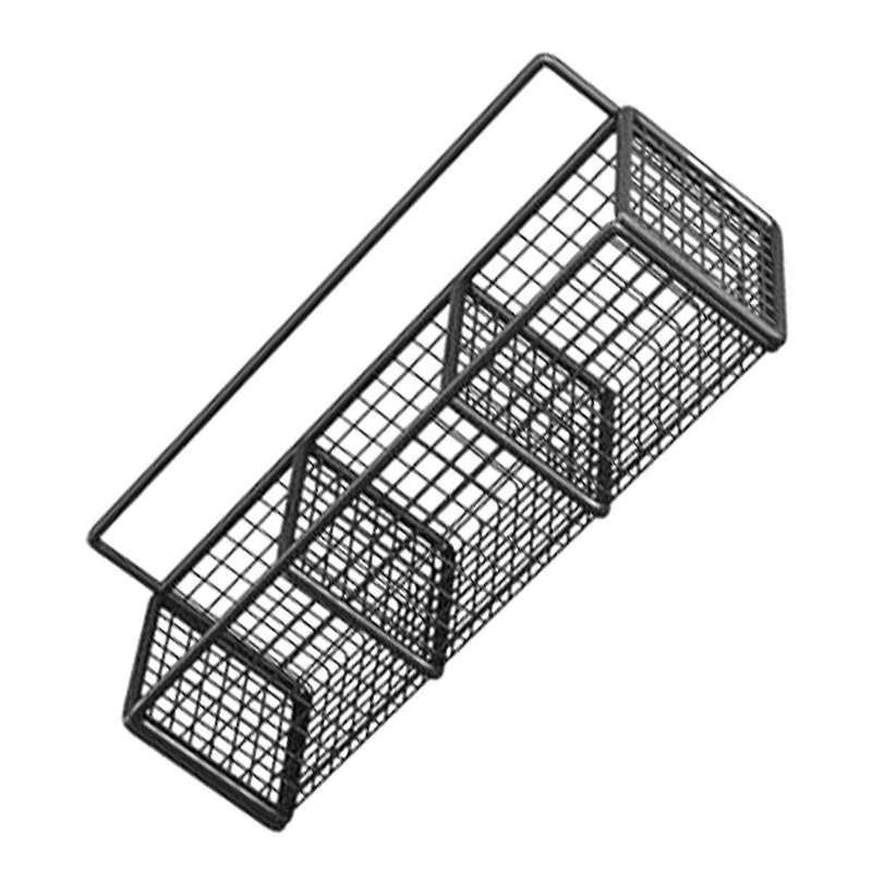 Metal Wire Storage Basket Kitchen Storage Organizer Wall Mount Multifunctional Wall Hanging Baskets