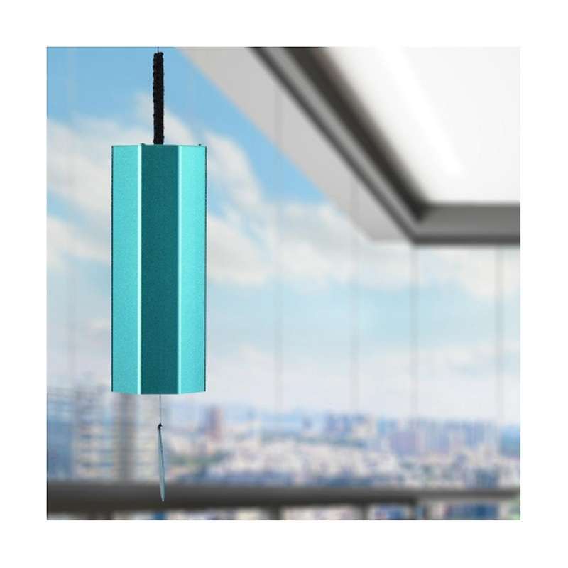 Metal Wind Chimes Meditation Chord Windchime Windbell for Outdoor Garden Patio Meditation(blue)