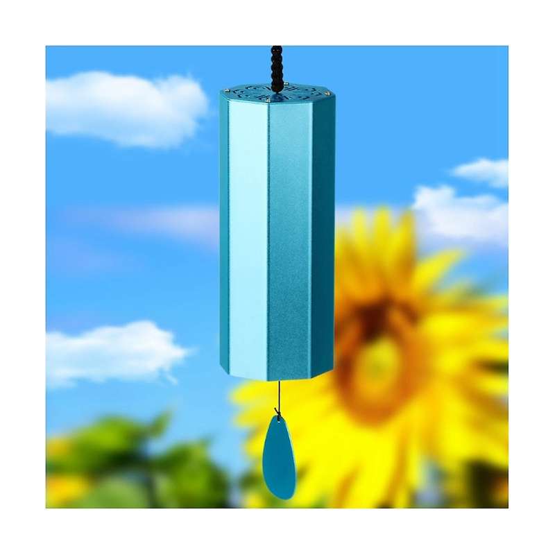Metal Wind Chimes Meditation Chord Windchime Windbell for Outdoor Garden Patio Meditation(blue)