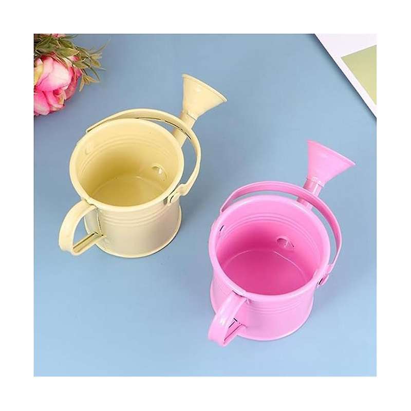 Metal Watering Can, , Children Iron Watering Tin Sprinkling Kettle for Garden Home Plants Flower