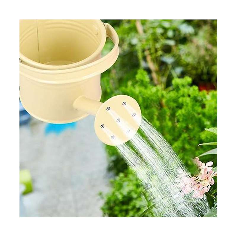 Metal Watering Can, , Children Iron Watering Tin Sprinkling Kettle for Garden Home Plants Flower