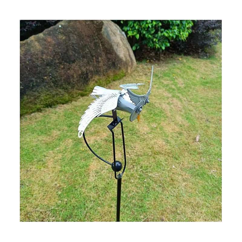 Metal Wind Spinner Outdoor 3d Metal Windmill Yard Wind Catchers Yard Patio Garden Decoration
