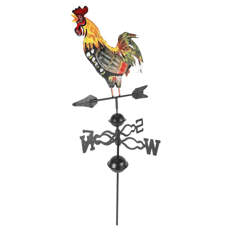 Metal Weather Vane with Rooster Ornament Wind Vane Weather Vain for Roof Weather Vanes for Roofs Ro