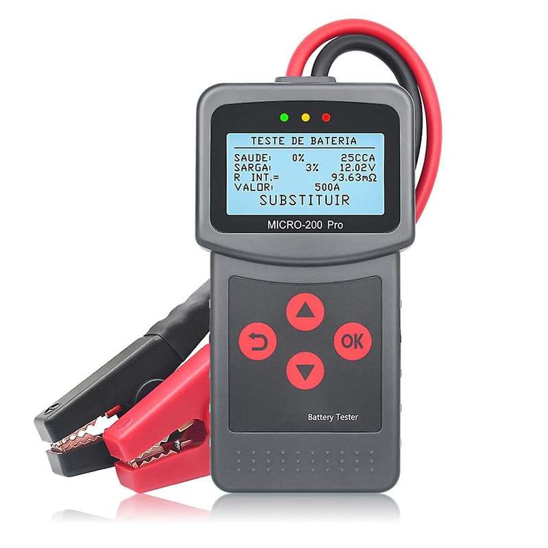 Micro-200 Pro Car Motorcycle Battery Tester 12/24v Multi-language Digital Battery System Analyzer fo