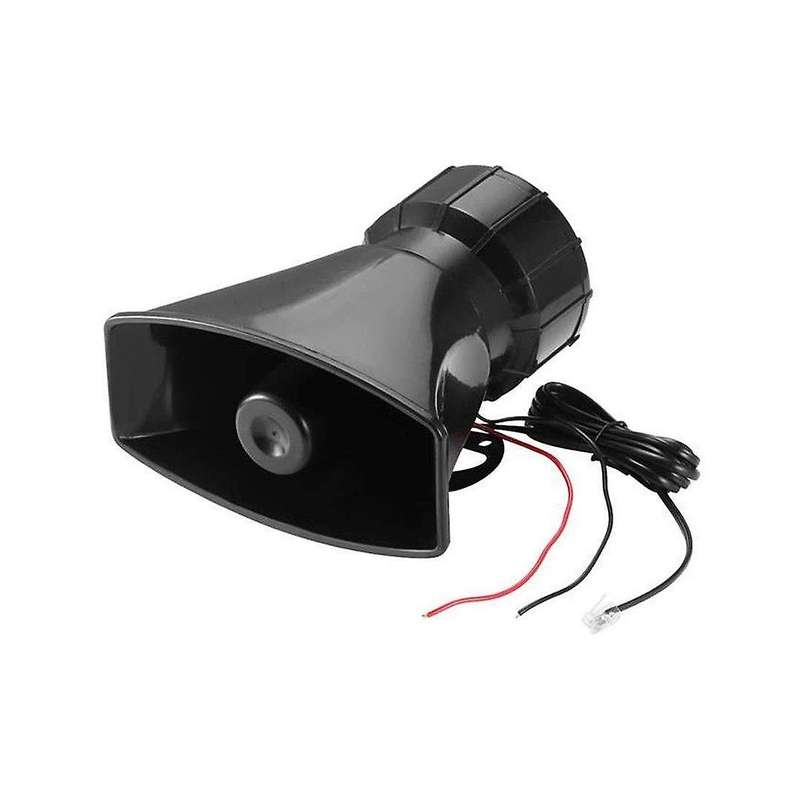 Mic Pa System Emergency Amplifier Hooter 12v Air Horn Tone Car Horn Car Warning Alarm Speakers Loud
