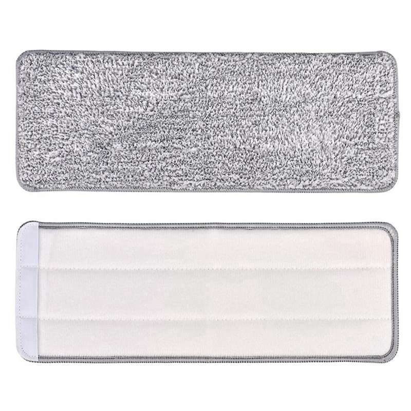 Microfiber Mop Pads Flat Replacement Heads for Wet/Dry Mops Washable Reusable Refills Compatible
