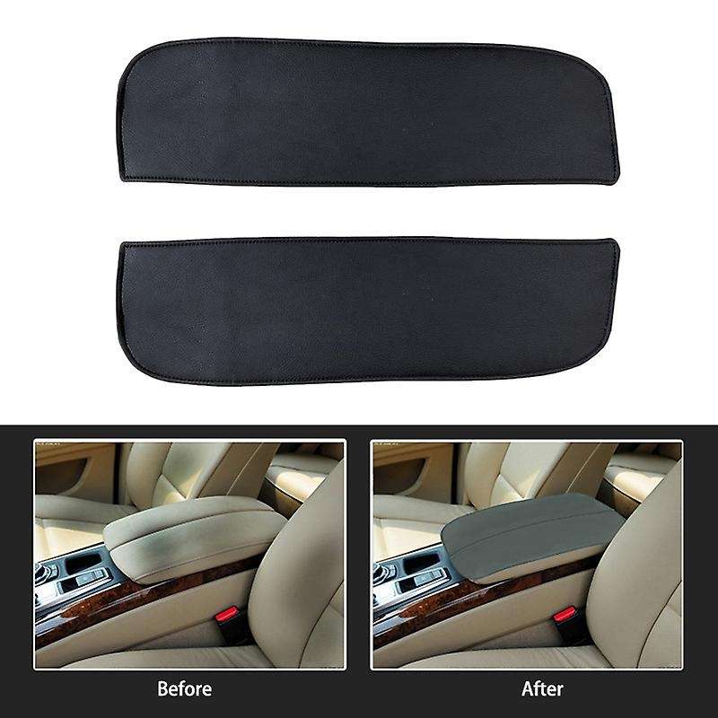 Microfiber Leather Car Center Console Armrest Pad Cover Case Protection Trim for -X5 E70 2007 - 2013