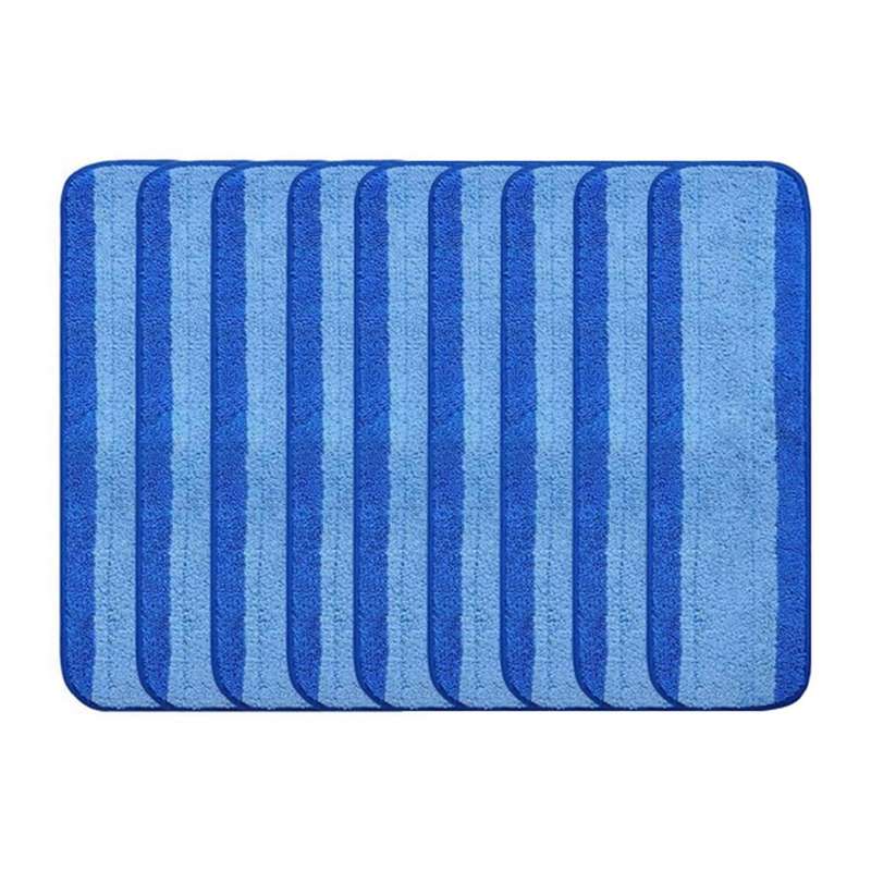 Microfiber Cleaning Pad, Dry Flat Mop, Suitable for Replacement Mop, Replacement Cleaning Rag(9 Shee