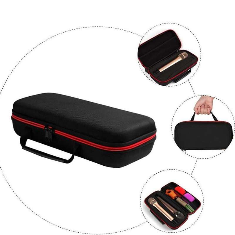 Microphone Bag Case Sponge Wireless Zip Speaking Storage Multifunction Microphone Storage Bag