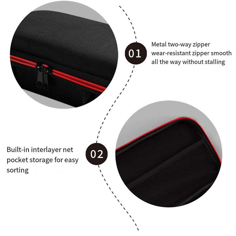 Microphone Bag Case Sponge Wireless Zip Speaking Storage Multifunction Microphone Storage Bag