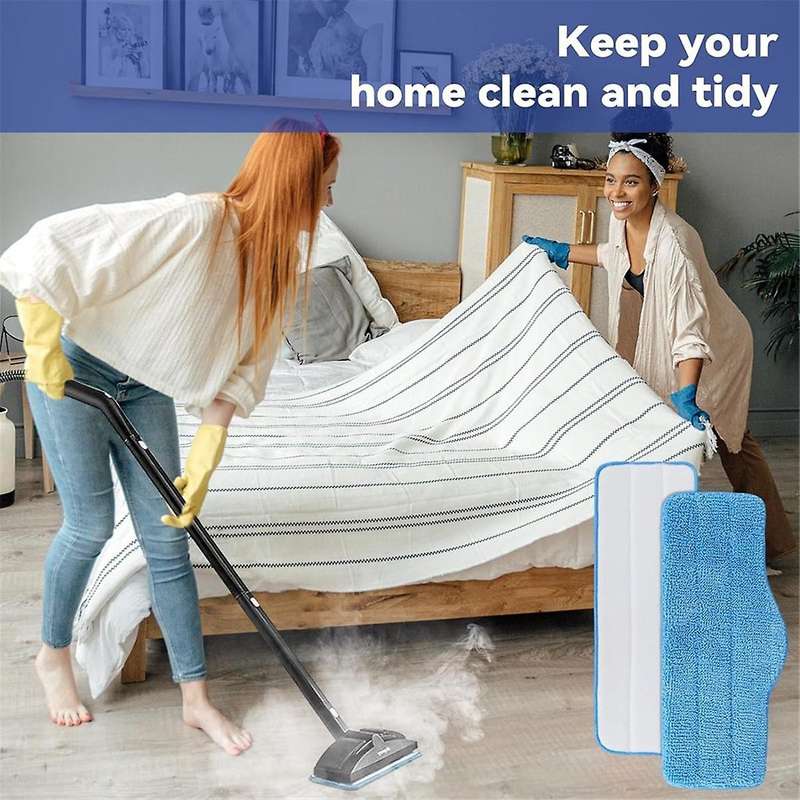 Microfiber Steam Mop Pads for Schenley Steam Mop Cleaner for Neat Steam Cleaner - Washable and Reusa