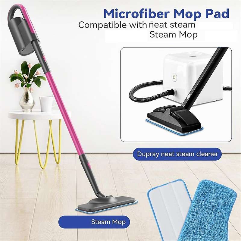 Microfiber Steam Mop Pads for Schenley Steam Mop Cleaner for Neat Steam Cleaner - Washable and Reusa