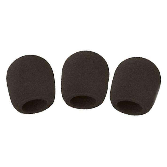 Microphone Ball Sponge Foam Cover (set Of 5, Black)