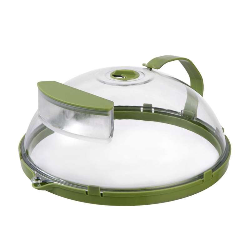 Microwave Cover for Food Clear Microwave Splatter Cover with Handle and Water Storage Box Microwave