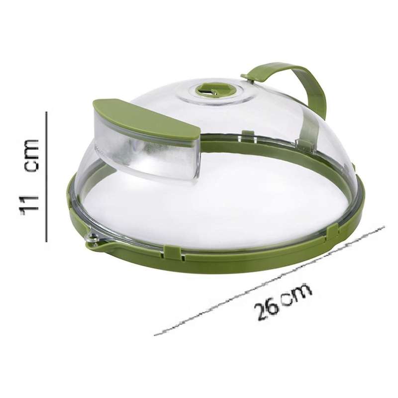 Microwave Cover for Food Clear Microwave Splatter Cover with Handle and Water Storage Box Microwave