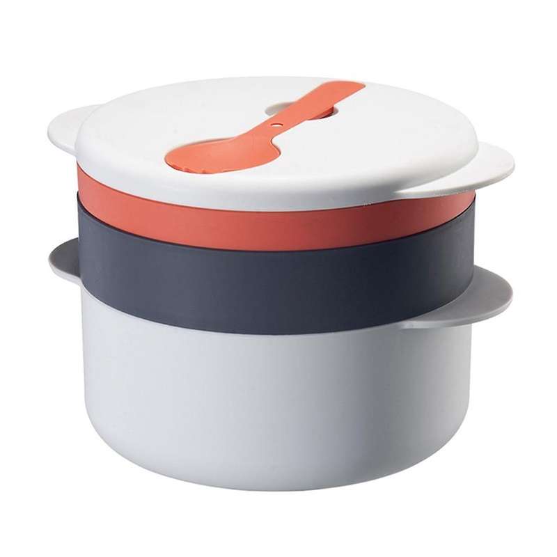 Microwave Cookware Steamer, Kitchen Microwave Vegetables Cooker Microwave Steaming Container with Ha