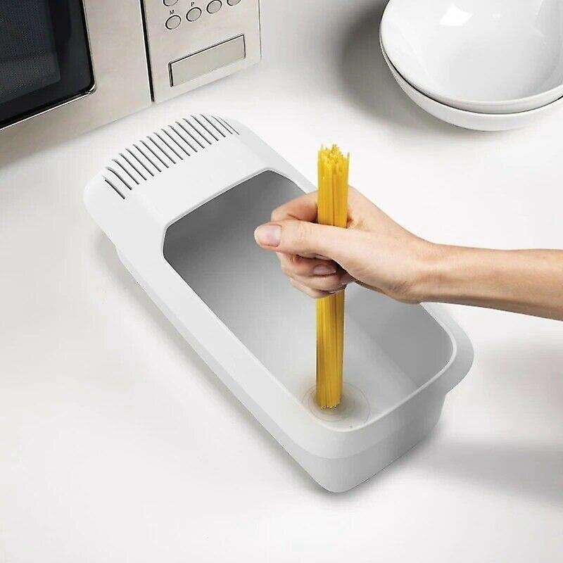 Microwave Spaghetti Italian Cookware Eco-Friendly Cooking Box Kitchen Tool White