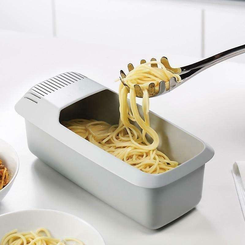 Microwave Spaghetti Italian Cookware Eco-Friendly Cooking Box Kitchen Tool White