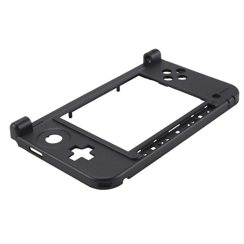 Middle Frame Replacement Housing Cover Case Bottom Console Cover Xl/Ll Game Console Case Black