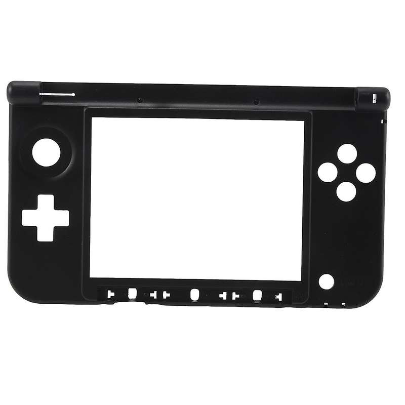 Middle Frame Replacement Housing Cover Case Bottom Console Cover Xl/Ll Game Console Case Black