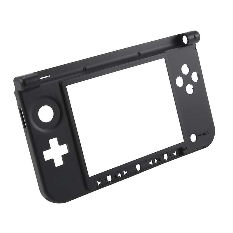 Middle Frame Replacement Housing Cover Case Bottom Console Cover Xl/Ll Game Console Case Black
