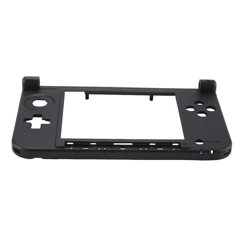 Middle Frame Replacement Housing Cover Case Bottom Console Cover Xl/Ll Game Console Case Black