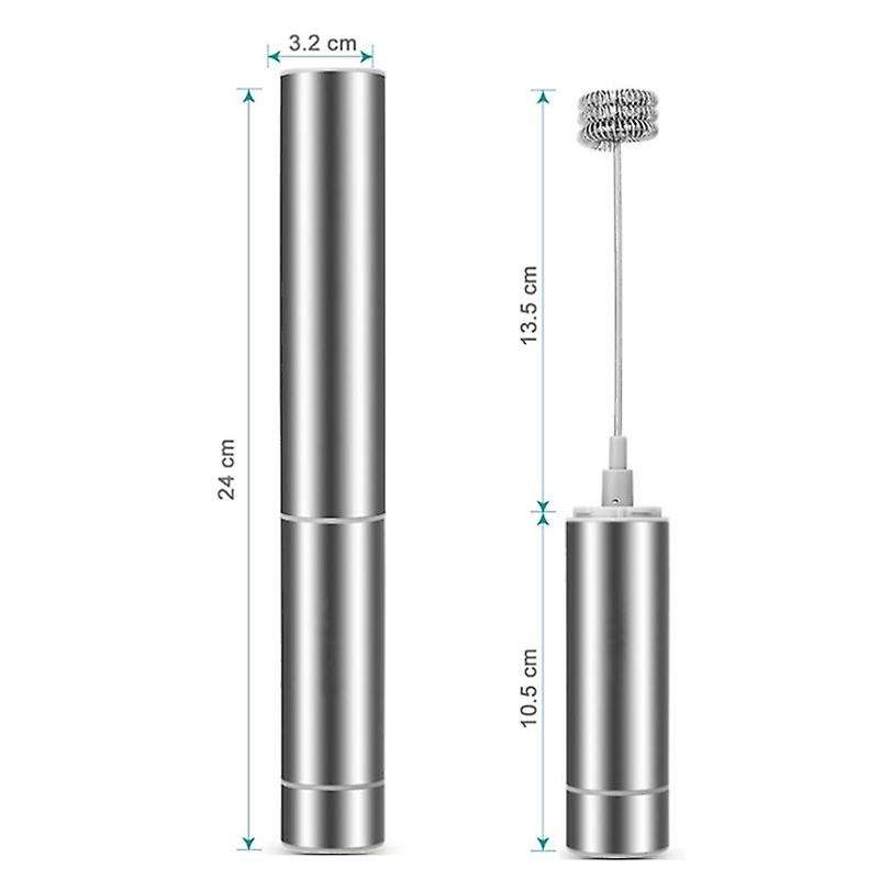 Milk Frother Handheld Electric Travel Coffee Frother Coffee Frother for Milk Foaming Latte Mixer for