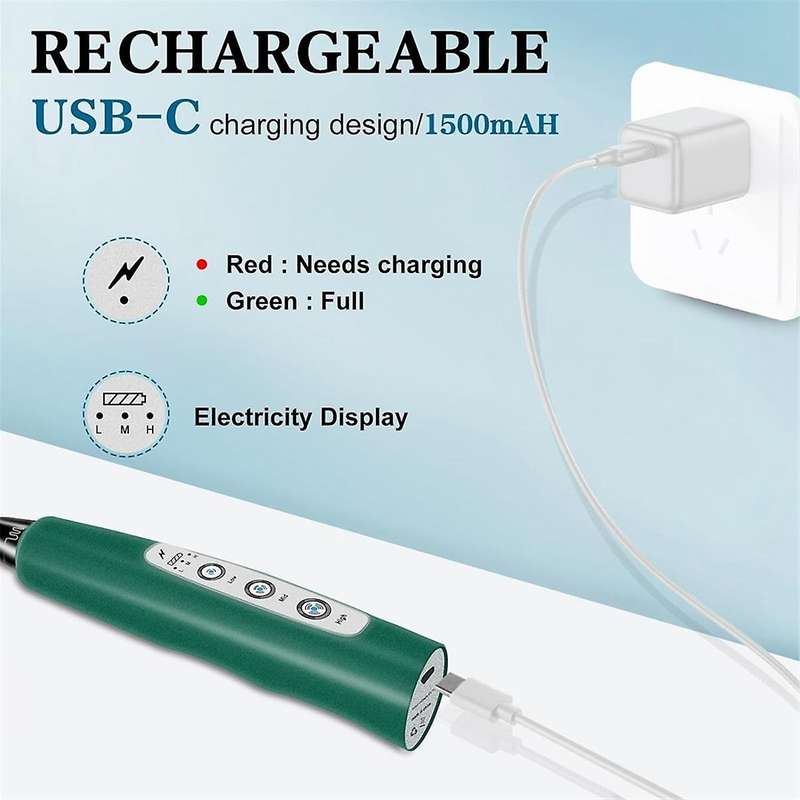 Milk Frother Handheld for Coffee, Electric Whisk, Drink Mixer with Stainless 3 Whisks, Rechargeable