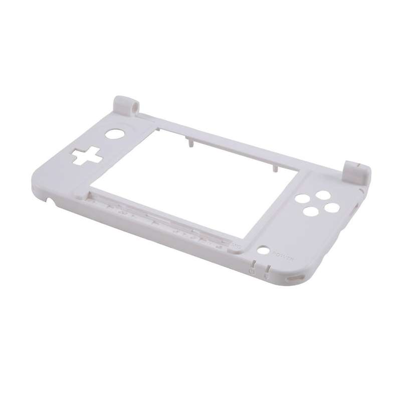 Middle Frame Replacement Housing Cover Case Bottom Console Cover Xl/Ll Game Console Case White