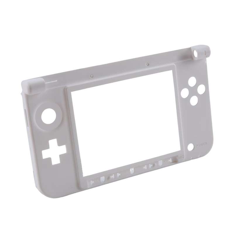 Middle Frame Replacement Housing Cover Case Bottom Console Cover Xl/Ll Game Console Case White