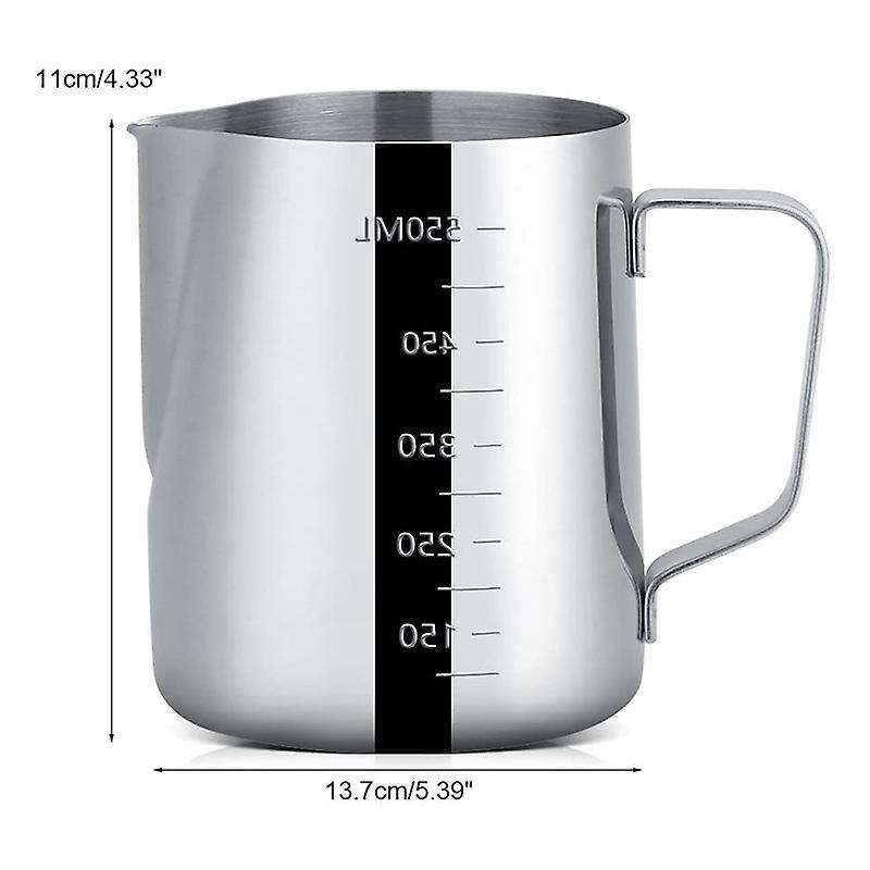 Milk Frothing Pitcher Cup with Latte Art Pen Milk Pitcher Cup ,milk Frothing Jug for Cappuccino,lat