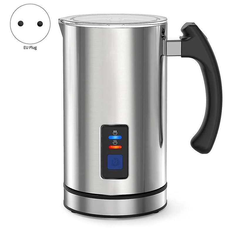 Milk Frother, Electric Milk Steamer, Automatic Hot and Cold Milk Frother Warmer for Latte, Foam Make