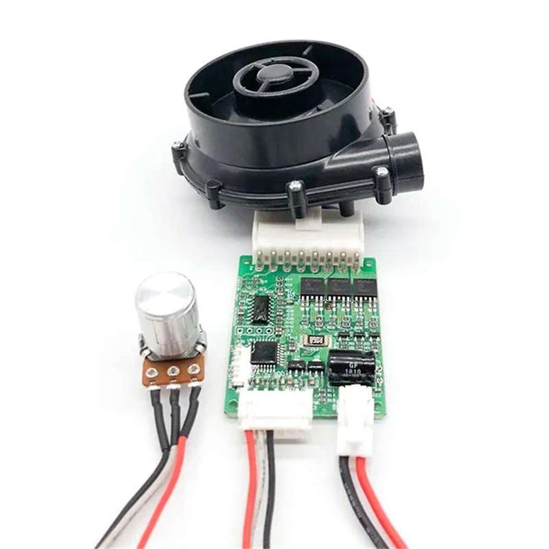 Mini 7040-24V DC Brushless Centrifugal Air Blower Blower Fan 6.5Kpa with Driver and Switch for VzBo