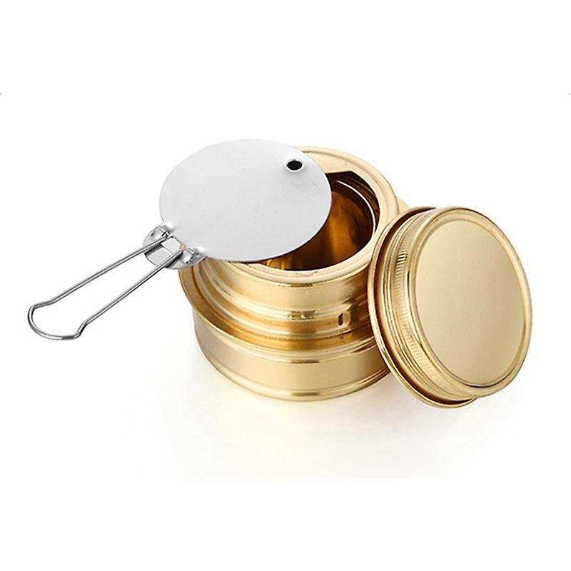 Mini Alcohol Stove for Camping , Portable Windproof with Aluminium Stand for Camping Hiking