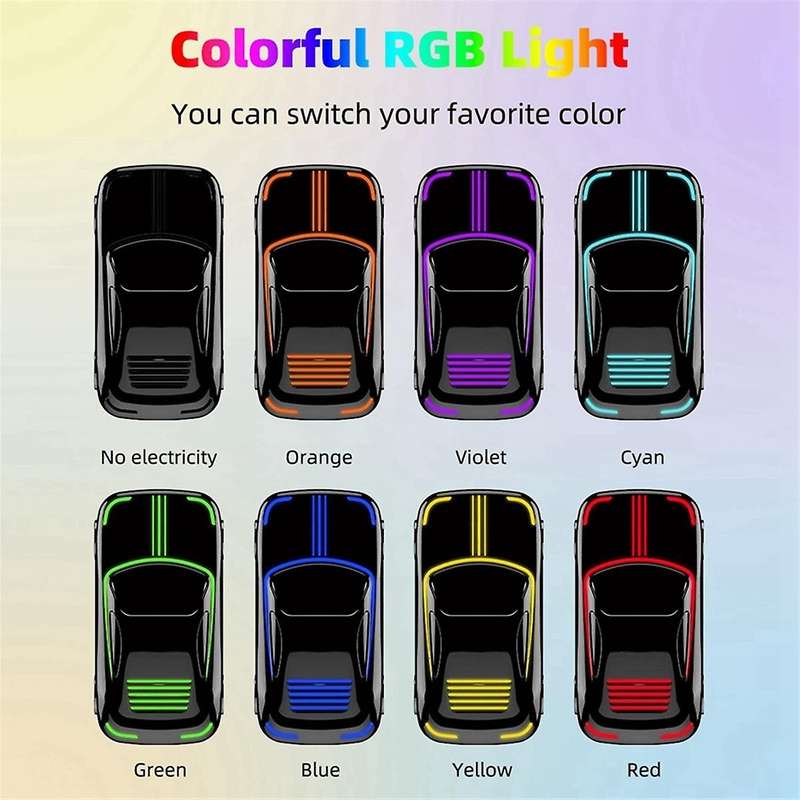 Mini Ai Box RGB Wireless Carplay Dongle Plug and Play Fast Connect Universal USB Automatic for Wired