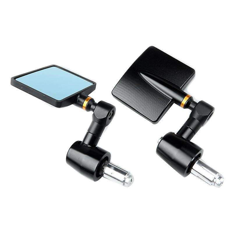 Mini Aluminum Universal CNC Handlebar End Mirrors for Motorcycle Scooter Chopper Streetfighter Dirt