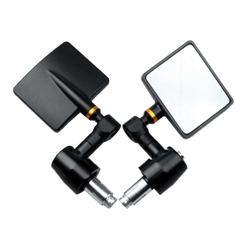 Mini Aluminum Universal CNC Handlebar End Mirrors for Motorcycle Scooter Chopper Streetfighter Dirt