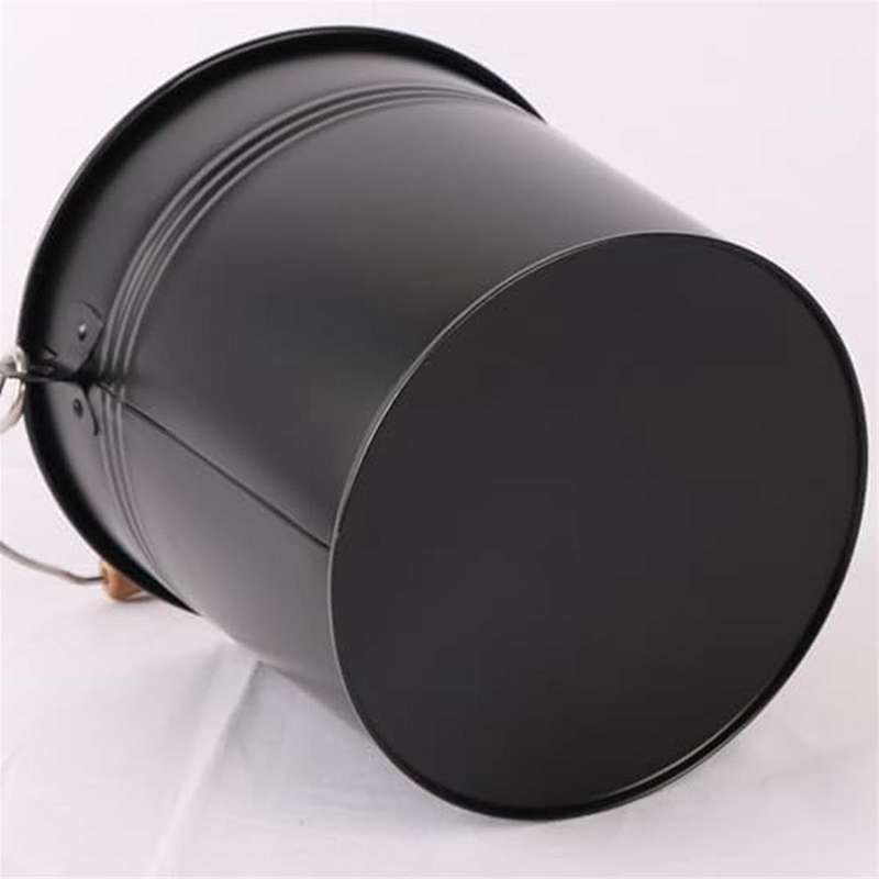 Mini Ash Bucket for Fireplace, Fireplace Ash Bucket Wood Pellets Container Fireplace Accessories for