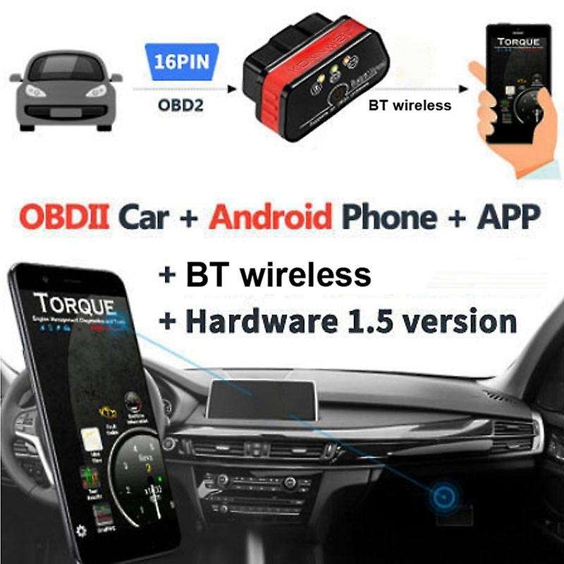 Mini Bluetooth KW901 OBD 3.0 Automotive Scanner Car On-Board Diagnostic Multifunctional Car Diagnost