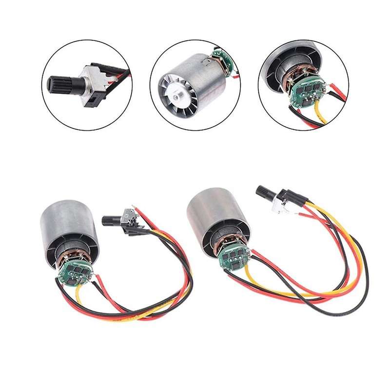 Mini Brushless Motor DC 7-24V 100000RPM High Speed CNC Aluminum Alloy Impeller Ducted Fan Stepless S